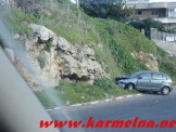 תאונת דרכים בעוספיא ,רכב התנגש בסלע